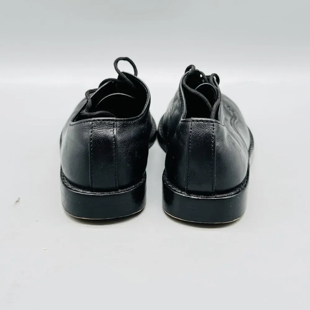 Strasburg Children Shoes Boys 9 Black Leather Oxford Lace‎ Up Dress School